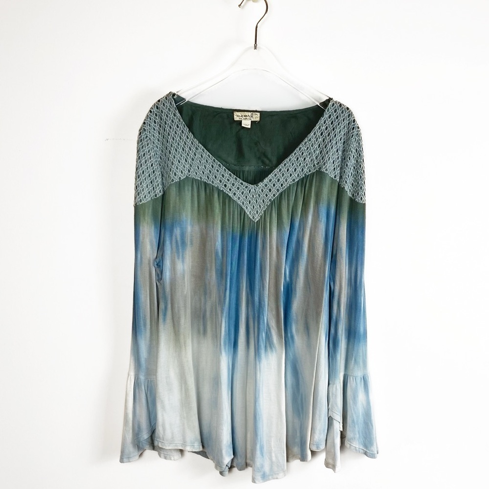 ONE WORLD Ombré flowy Tunic Womens size 2X